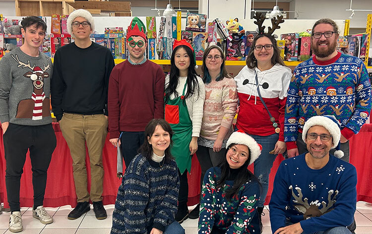 Snaptech Christmas Volunteering at the Burnaby Christmas Bureau Toy Room