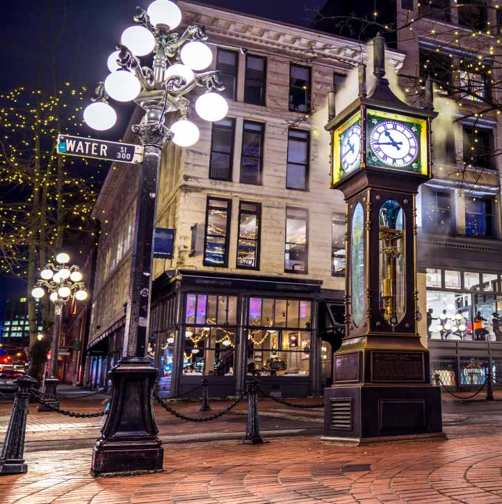 vancouver gastown steam clock