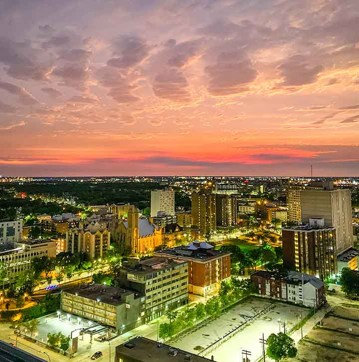 Winnipeg Skyline at Night