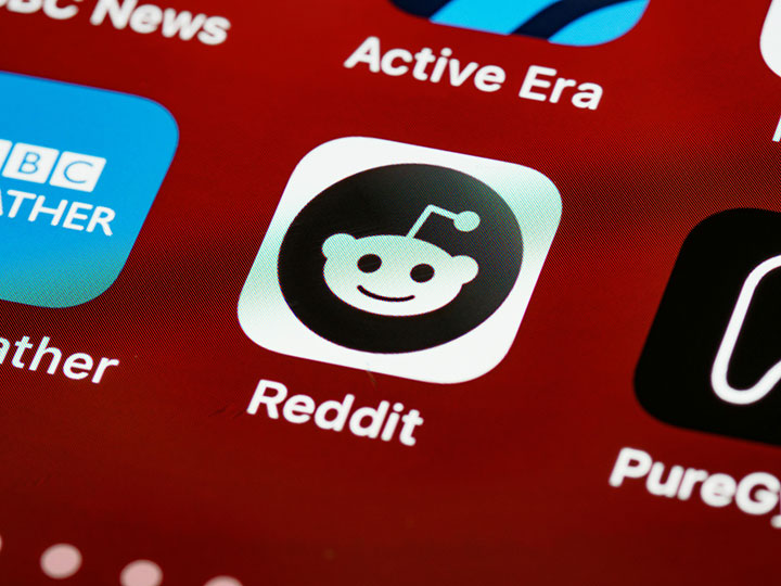 Reddit app on mobile