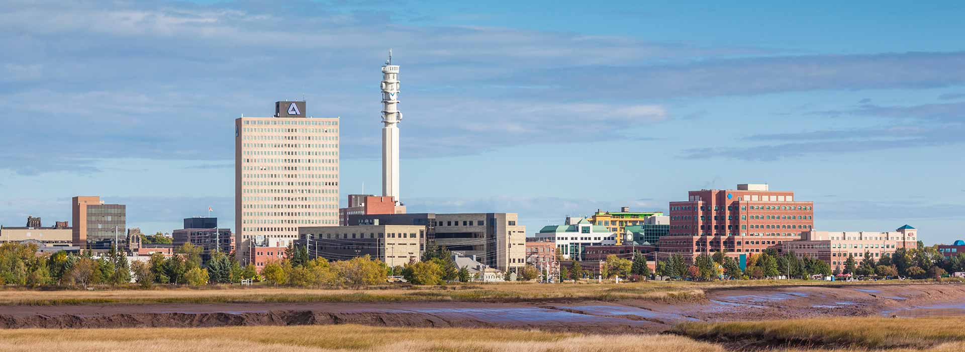 Moncton downtown view