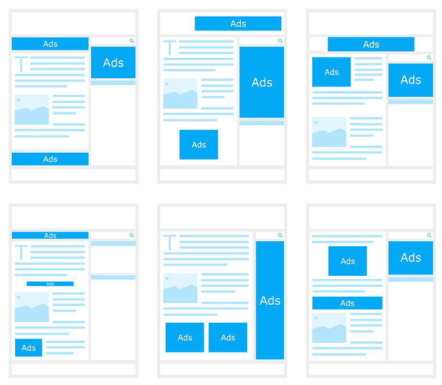 An example of how display ads show up on websites across the web.