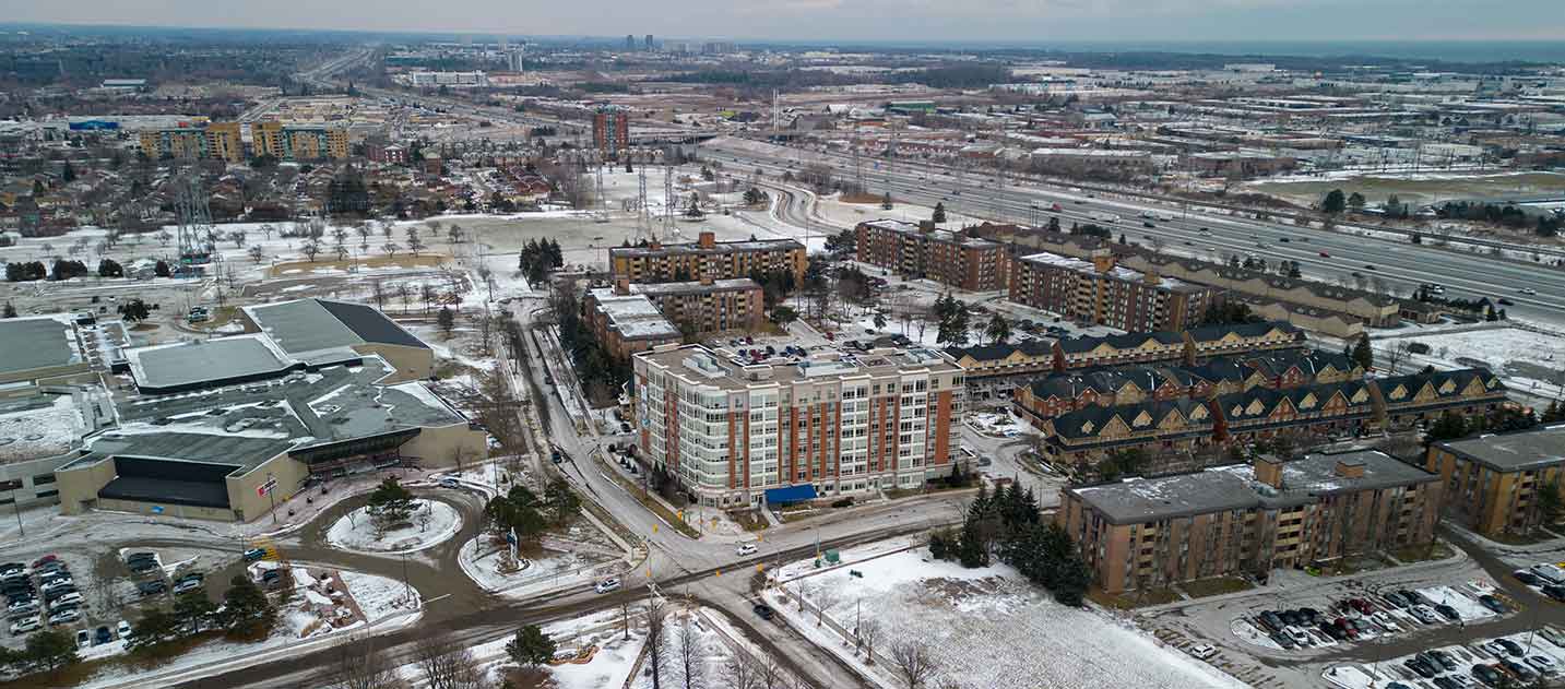 Aerial view of Pickering, Ontario
