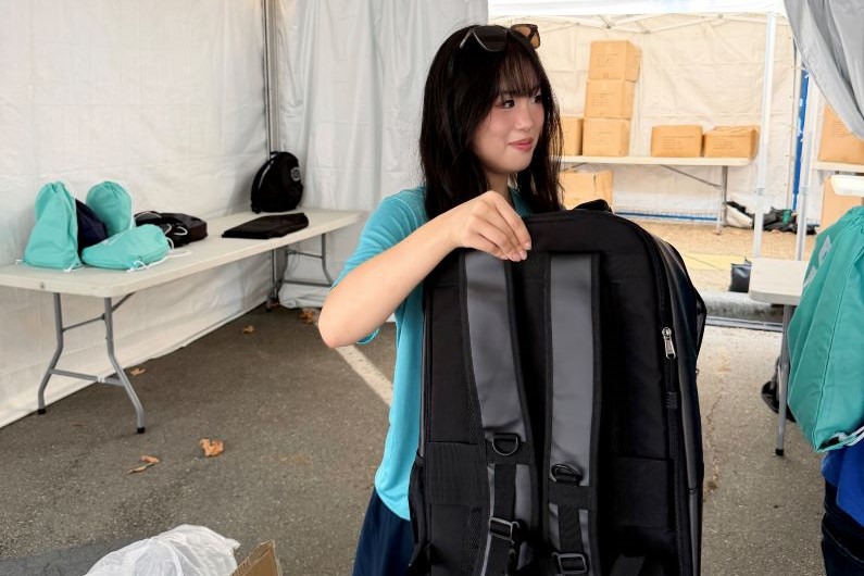 Steph Wan volunteering as part of Snaptech's initiatives